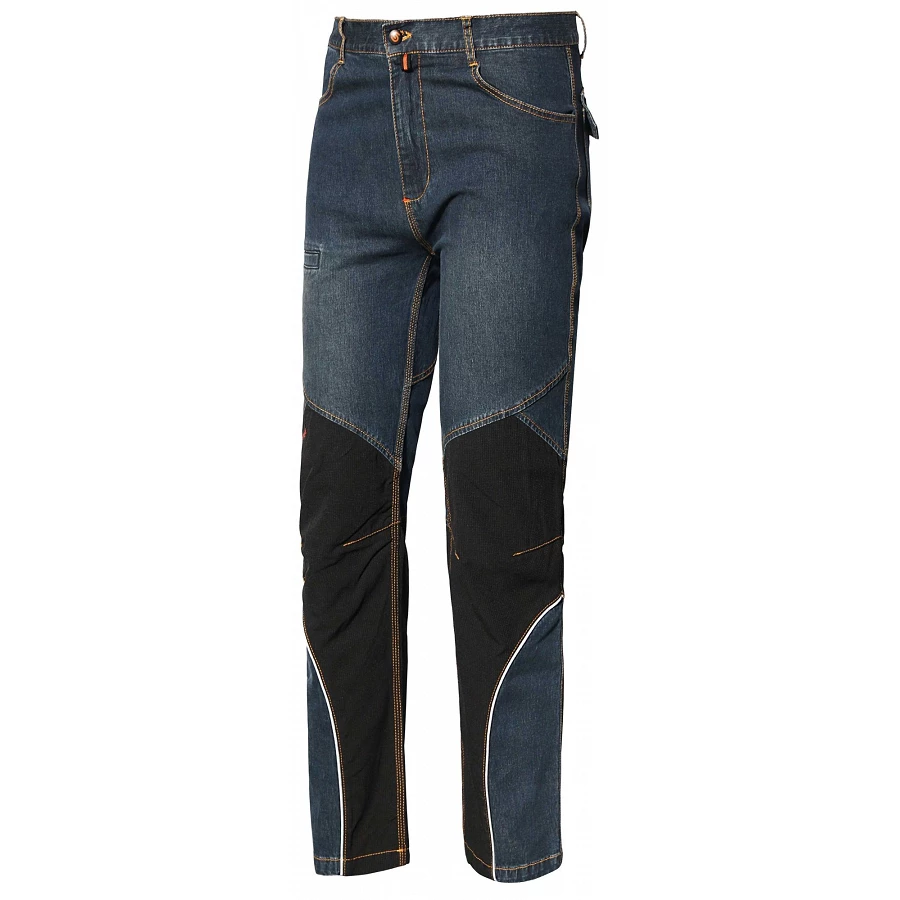 Fotografia do Stock: Bragueta de unos jeans con cierre de botones.