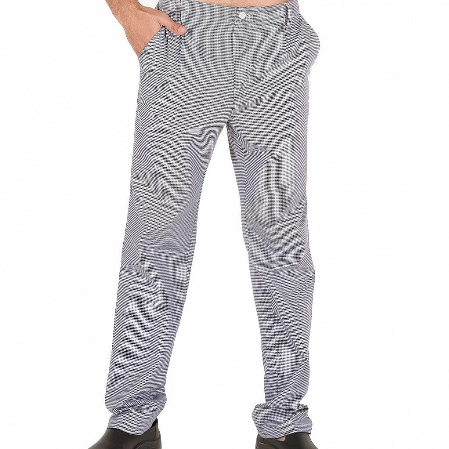 Pantalones casuales para hombre, rectos y clásicos, con cierre de botón,  elásticos, transpirables, ajustados, para exteriores